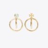 Kira Pearl Double Hoop Earring Kira Pearl Double Hoop Earring
