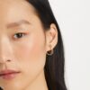 Kira Pearl Double Hoop Earring Kira Pearl Double Hoop Earring