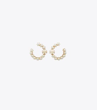 Kira Pearl Loop Earring Kira Pearl Loop Earring