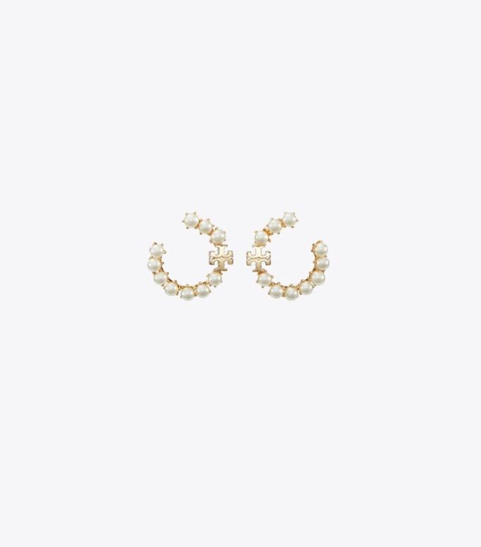 Kira Pearl Loop Earring Kira Pearl Loop Earring