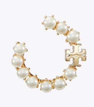 Kira Pearl Loop Earring Kira Pearl Loop Earring