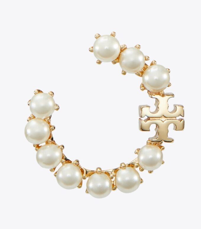 Kira Pearl Loop Earring Kira Pearl Loop Earring