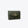 Kira Pebbled Medium Flap Wallet