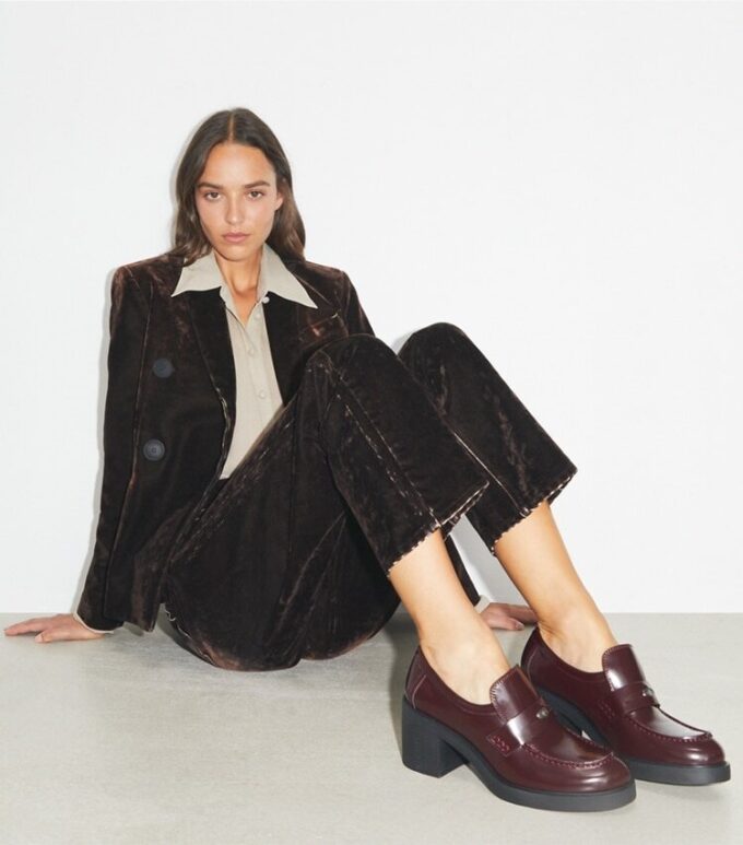 Klassisk loafer med klack Klassisk loafer med klack