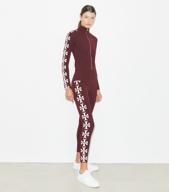 Kompressionsleggings med logo, 7/8-längd Kompressionsleggings med logo, 7/8-längd