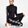 Kompressionsleggings med reflekterande logotyp, 7/8 längd Kompressionsleggings med reflekterande logotyp, 7/8 längd