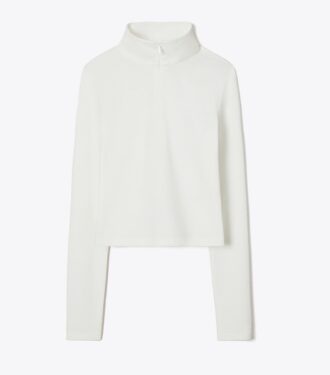 Kort jacquardtopp
