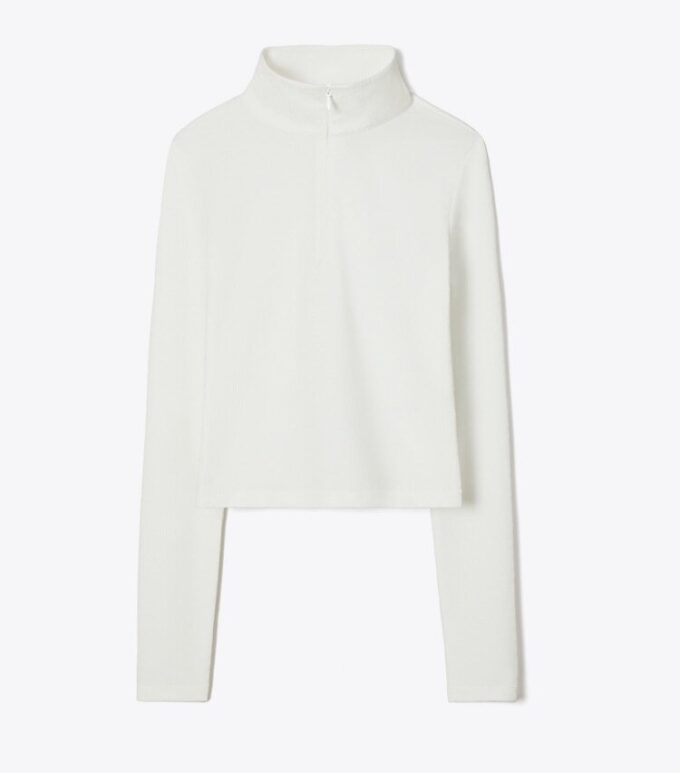 Kort jacquardtopp Kort jacquardtopp