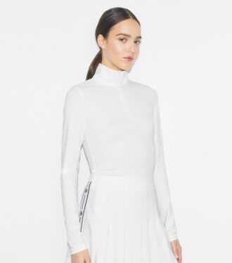 Kort jacquardtopp
