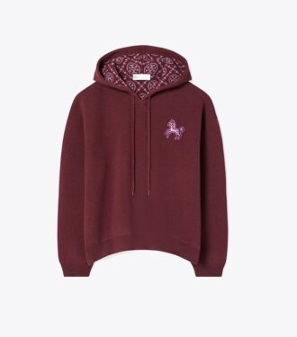 Kort ullhoodie