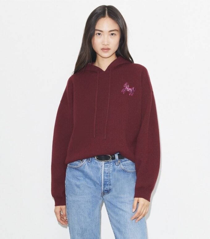 Kort ullhoodie Kort ullhoodie