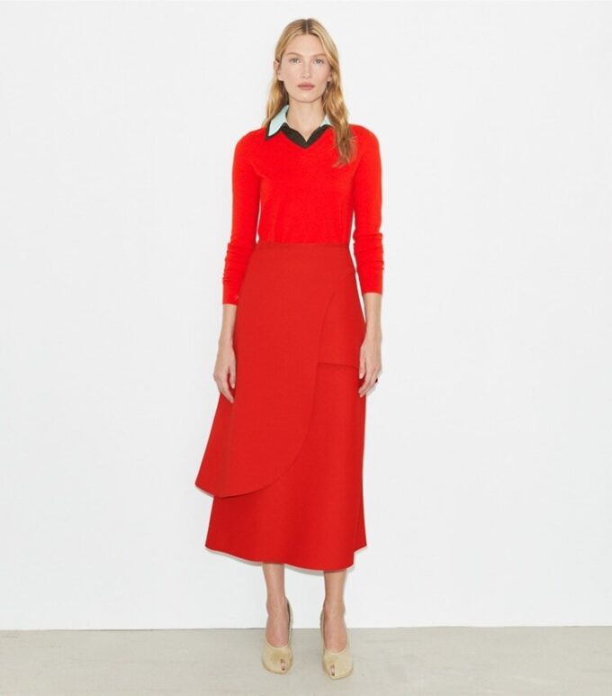 Crepe Wrap Skirt Crepe Wrap Skirt
