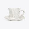 Lettuce Ware kopp och fat, set om 2 Lettuce Ware kopp och fat, set om 2
