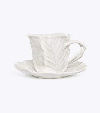 Lettuce Ware kopp och fat, set om 2