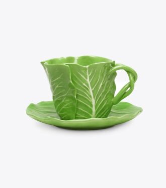 Lettuce Ware kopp och fat, set om 2