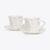 Lettuce Ware kopp och fat, set om 2 Lettuce Ware kopp och fat, set om 2
