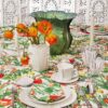 Lettuce Ware kopp och fat, set om 2 Lettuce Ware kopp och fat, set om 2