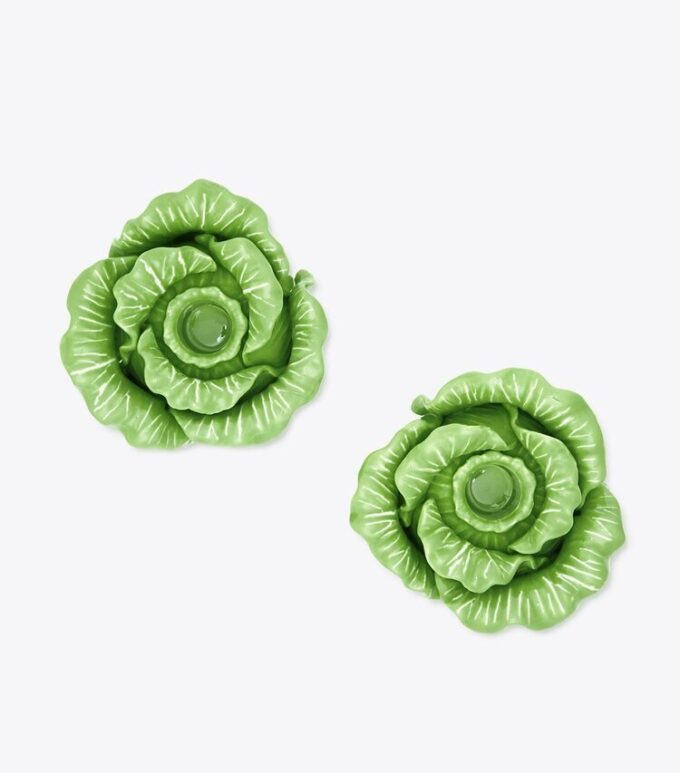 Lettuce Ware ljusstake, set om 2 Lettuce Ware ljusstake, set om 2