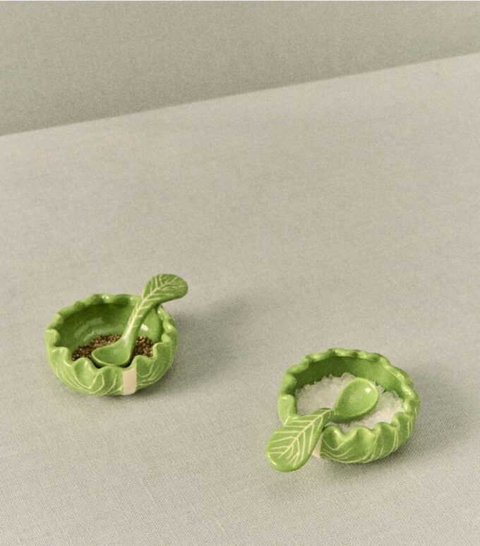 Lettuce Ware Saltkar, set om 2