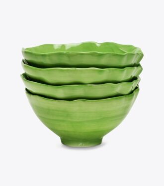 Lettuce Ware sopptallrik, set om 4 Lettuce Ware sopptallrik, set om 4