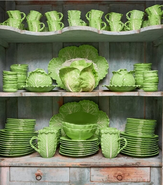 Lettuce Ware sopptallrik, set om 4 Lettuce Ware sopptallrik, set om 4