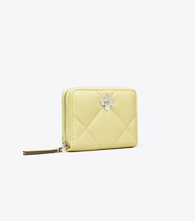Liten Kira Diamond Quilt Clover Zip-Around Wallet