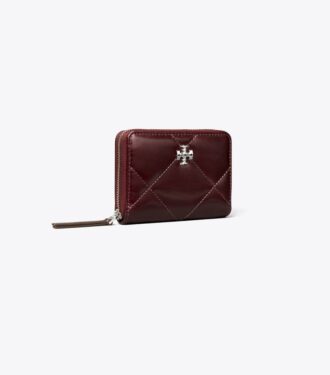Liten Kira Diamond Quilt Distressed Zip-Around Wallet