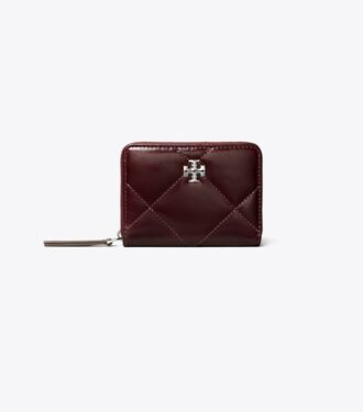 Liten Kira Diamond Quilt Distressed Zip-Around Wallet