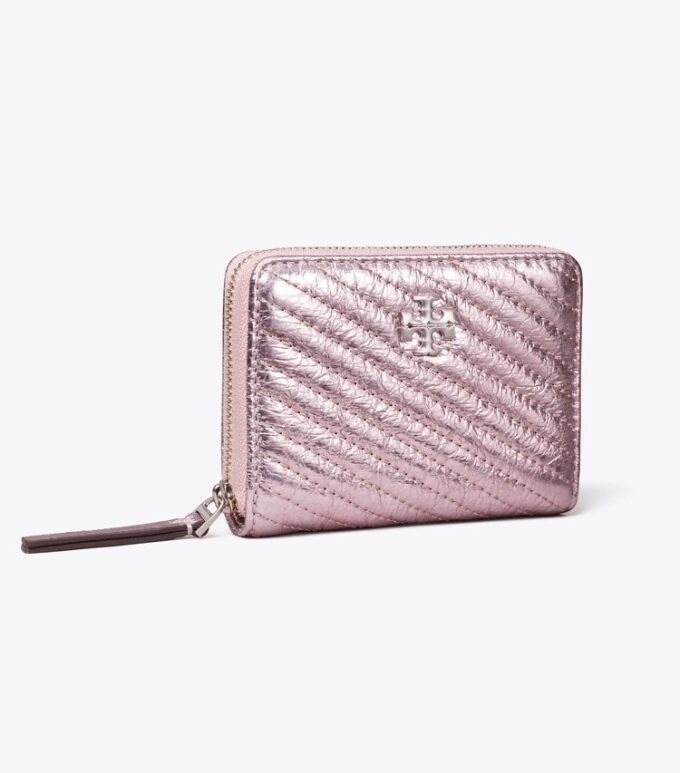 Liten Kira Moto Quilt Metallic Zip-Around Wallet