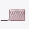 Liten Kira Moto Quilt Metallic Zip-Around Wallet