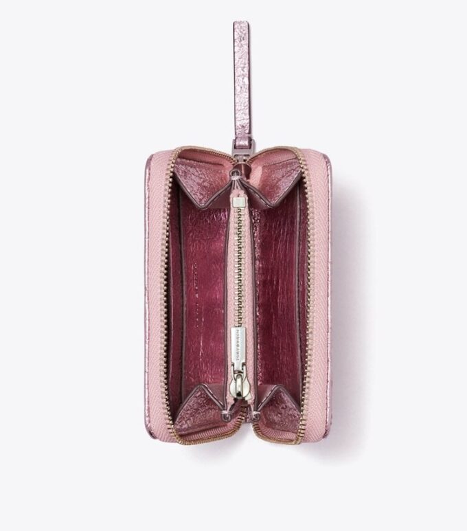 Liten Kira Moto Quilt Metallic Zip-Around Wallet