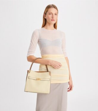 Liten Lee Radziwill Pebbled Double Bag