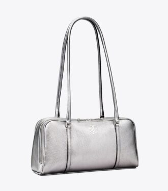 Liten metallisk Marshmallow-satchel
