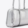 Liten metallisk Marshmallow-satchel