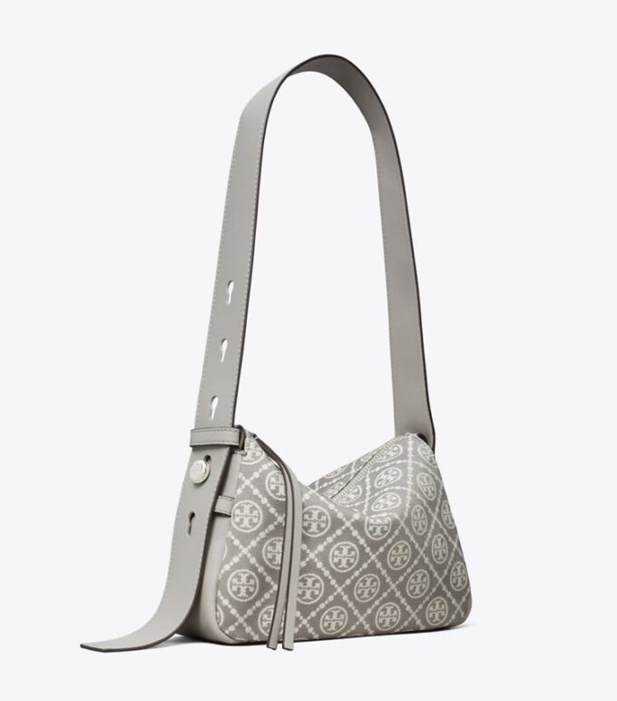 Liten Romy T Monogram axelväska Liten Romy T Monogram axelväska