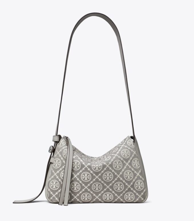 Liten Romy T Monogram axelväska Liten Romy T Monogram axelväska