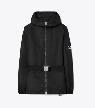 Lång anorak med bälte