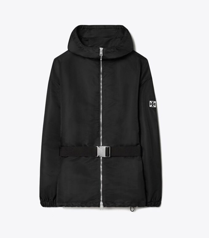 Lång anorak med bälte Lång anorak med bälte