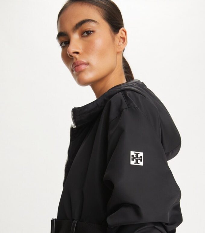 Lång anorak med bälte Lång anorak med bälte
