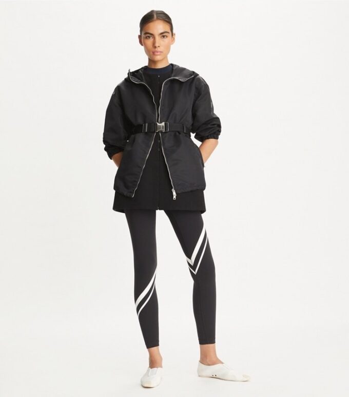 Lång anorak med bälte Lång anorak med bälte