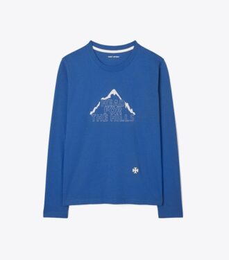 Långärmad T-shirt med tryck