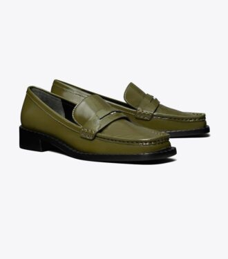 Loafers med fyrkantig tå