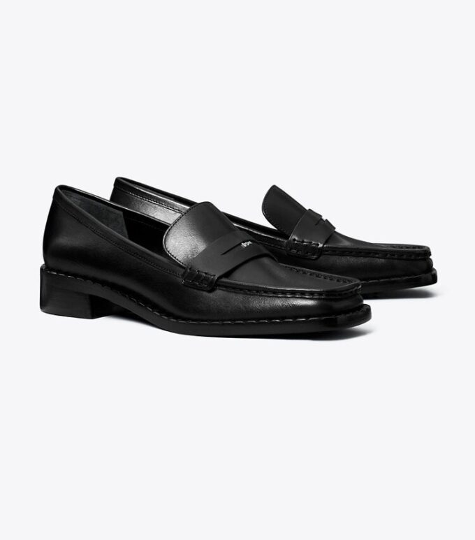 Loafers med fyrkantig tå Loafers med fyrkantig tå