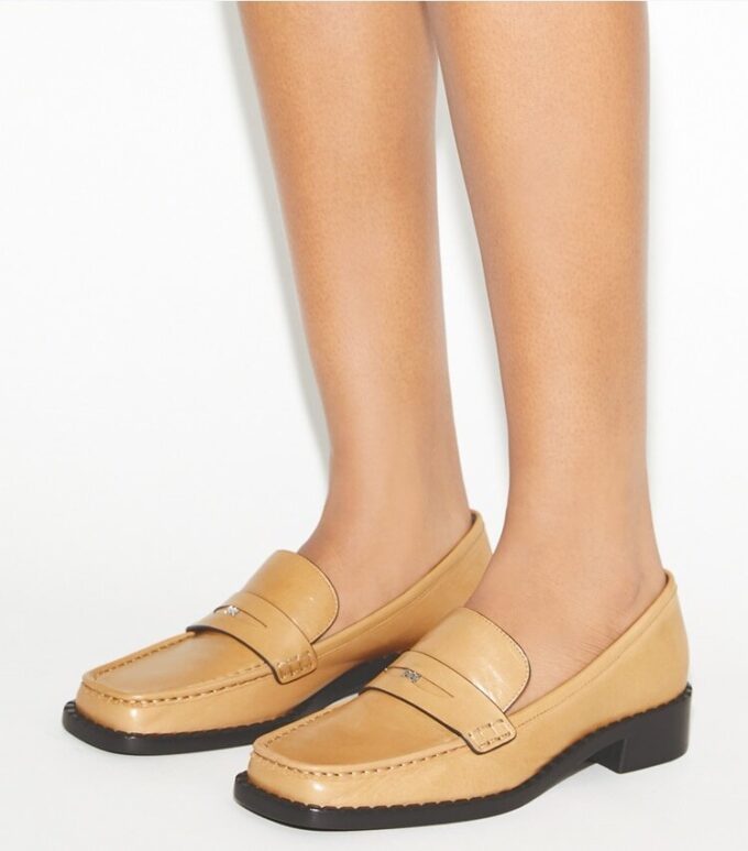 Loafers med fyrkantig tå Loafers med fyrkantig tå