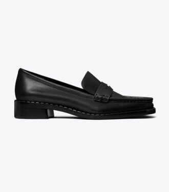 Loafers med fyrkantig tå