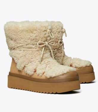 Mellow Shearling snörkänga