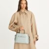 Mercer Croc-Embossed Satchel Mercer Croc-Embossed Satchel