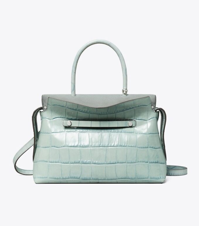Mercer Croc-Embossed Satchel Mercer Croc-Embossed Satchel