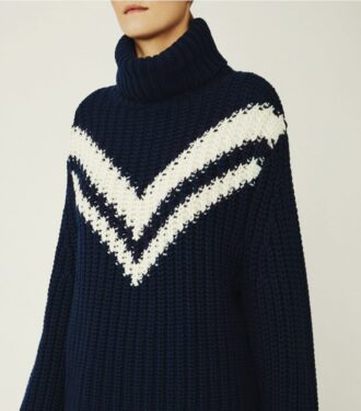 Merino Chevron Turtleneck Sweater Merino Chevron Turtleneck Sweater