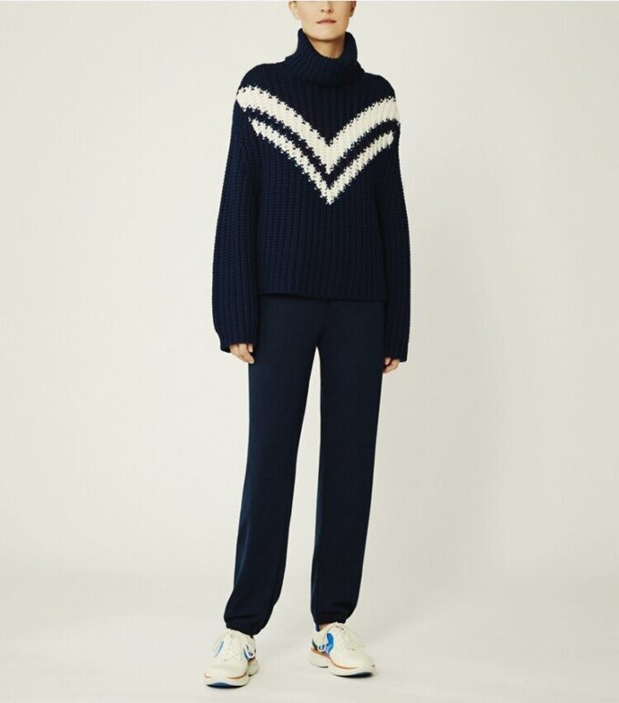 Merino Chevron Turtleneck Sweater Merino Chevron Turtleneck Sweater